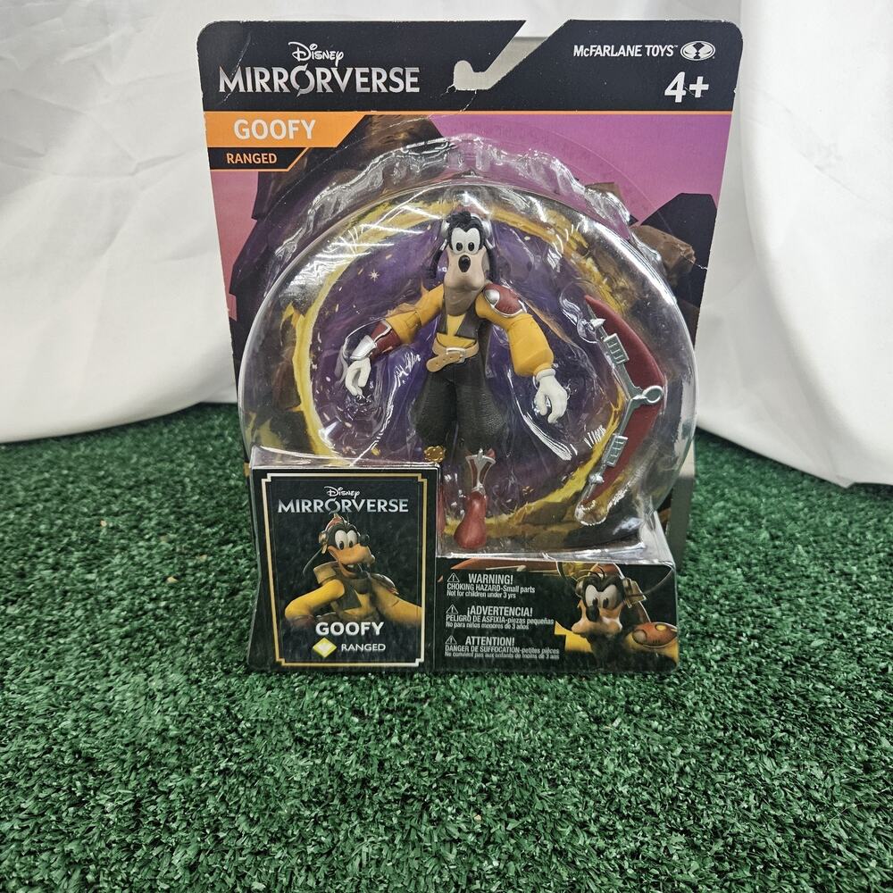 McFarlane Toys Articulated Action Figure - Disney Mirrorverse - GOOFY (Ranged)